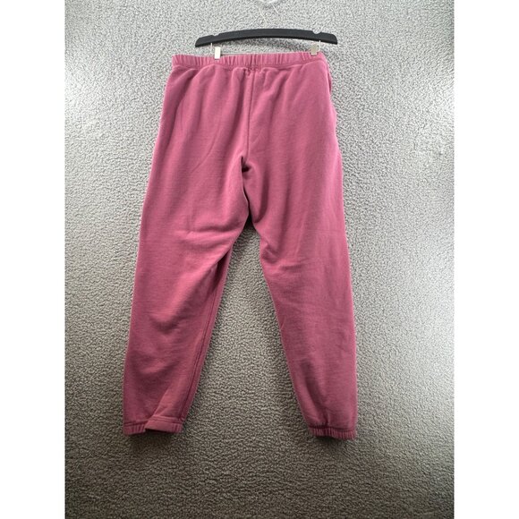 Roots Canada Sweatpants Burgundy Joggers With Elastic Waist & Pockets Size XL - Picture 2 of 9